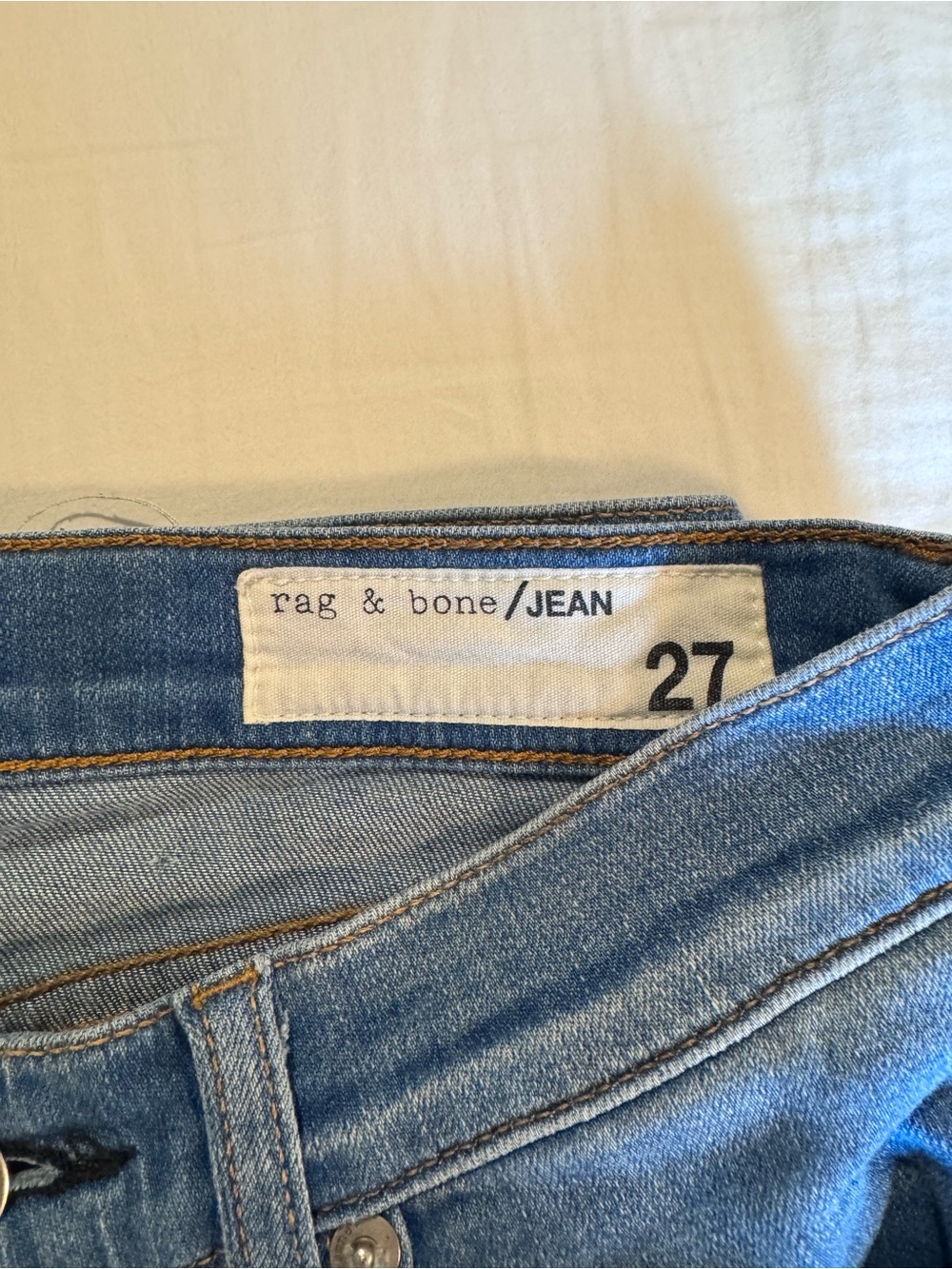 rag & bone Light Blue Women's Jeans